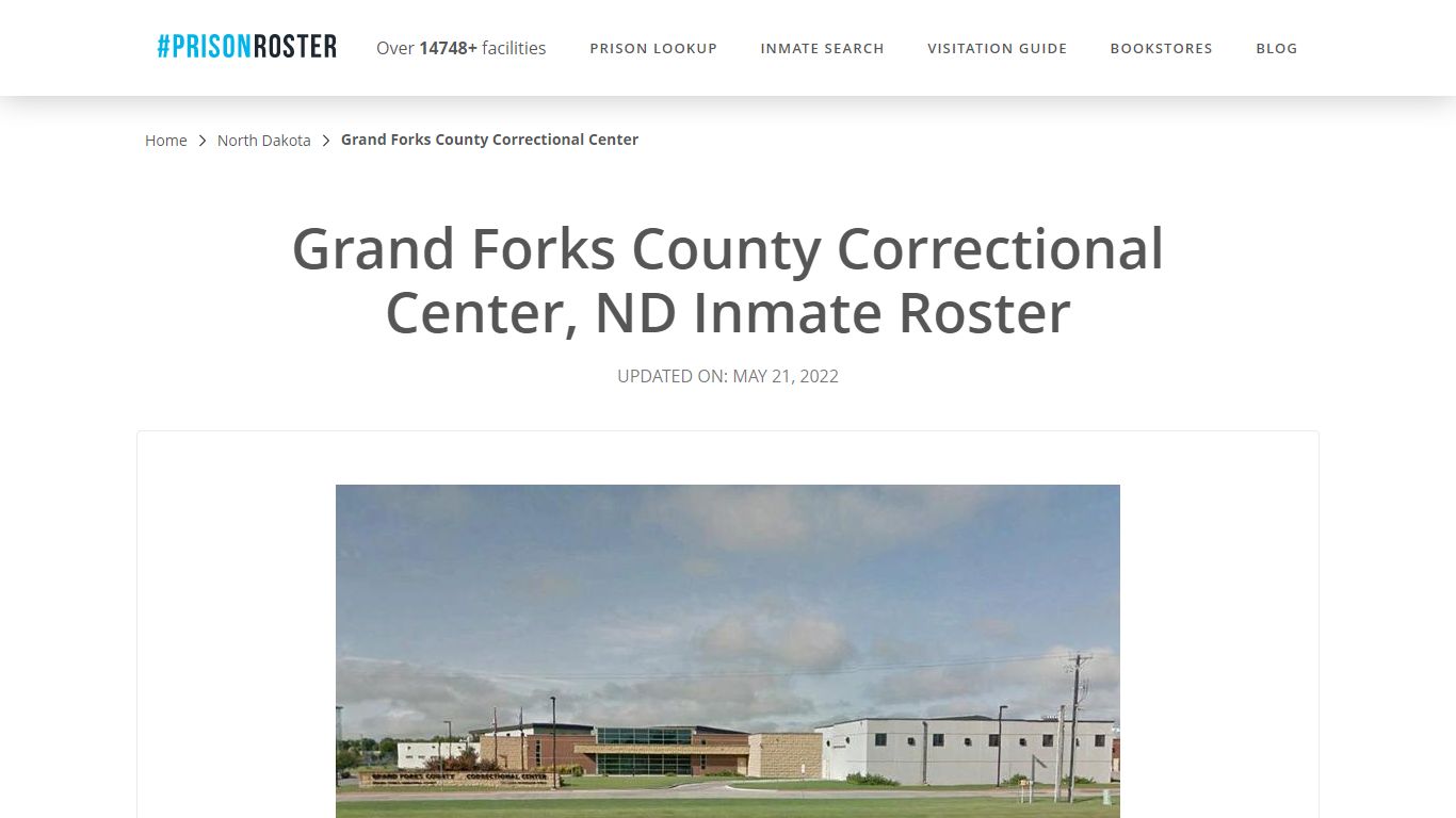 Grand Forks County Correctional Center, ND Inmate Roster